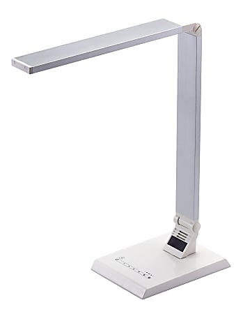 Bostitch® Air Purifying Negative Ion LED Desk Lamp, 15-3/16"H, White