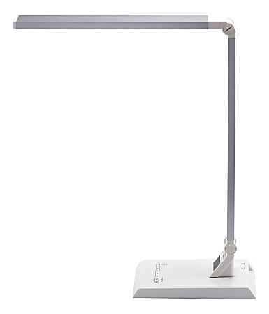 Bostitch Air Purifying Negative Ion LED Desk Lamp 15 316 H White Office Depot
