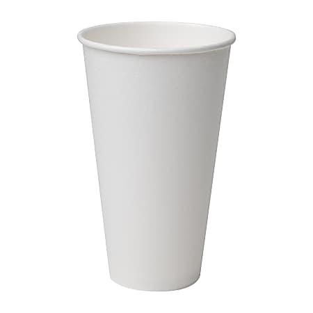 Dixie® PerfecTouch Insulated Paper Hot Cups, 16 Oz, White, Pack Of 1,000 Cups