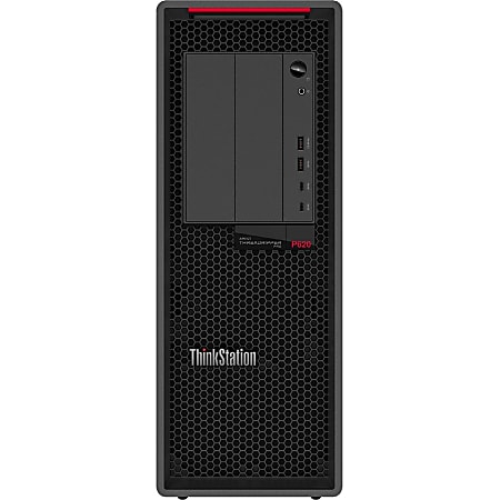Lenovo ThinkStation P620 30E0 - Tower - 1 x Ryzen ThreadRipper PRO 3955WX / 3.9 GHz - RAM 16 GB - SSD 1 TB - TCG Opal Encryption, NVMe - DVD-Writer - no graphics - 10 GigE - Win 10 Pro 64-bit