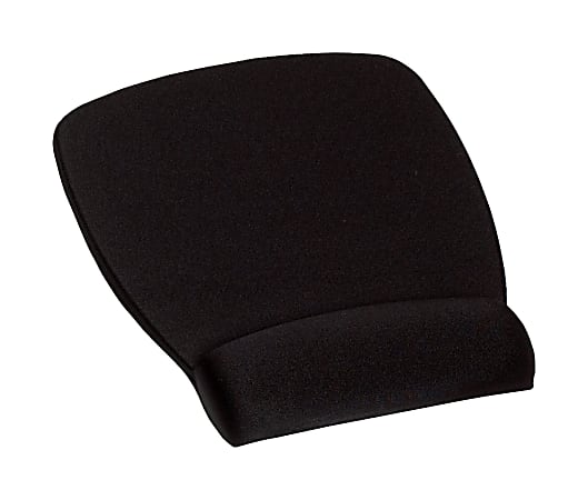 3M™Foam Mouse Pad With Antimicrobial Protection, Black, MMMMW209MB