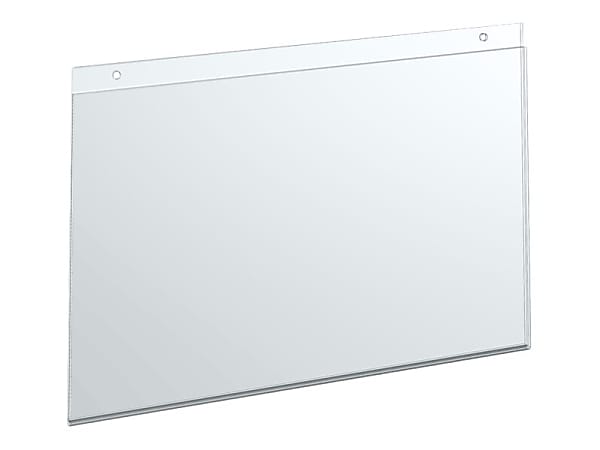 Azar Displays Wall Mount U Frame Acrylic Sign Holders 11 x 17