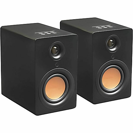 Mitchell Acoustics uStream One 100W Powered Bluetooth® Speakers, Black, Set Of 2 Speakers