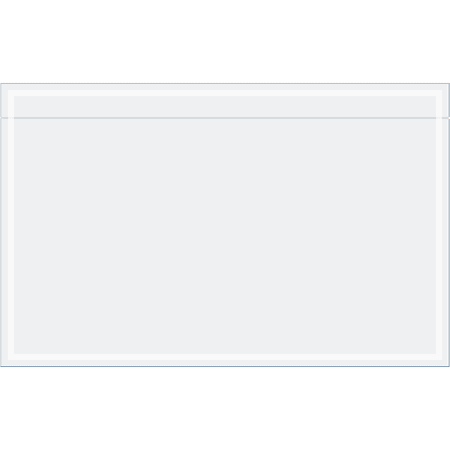 Tape Logic® Clear-Face Document Envelopes With Self-Adhesive Closure, 9 1/2" x 6", Clear, Case Of 1,000