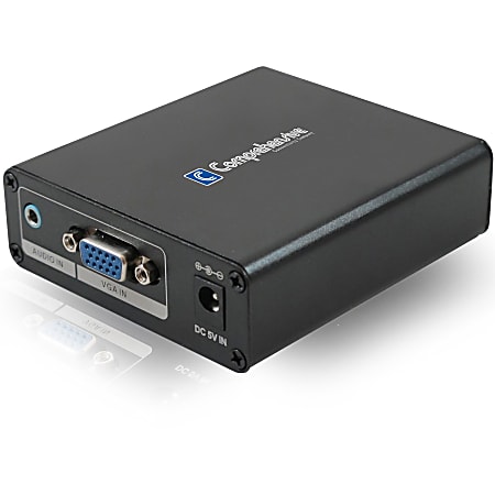 Comprehensive VGA with Stereo Audio to HDMI Converter - 4K@60 (YUV420) - Functions: Signal Conversion - VGA - USB - Audio Line In