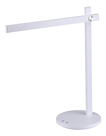 Bostitch® Dimmable LED Bar Desk Lamp, 16-15/16"H, White