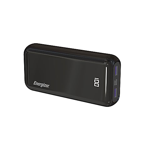 Energizer 20000mAh Ultimate Power Bank Black UE20022PQ - Office Depot