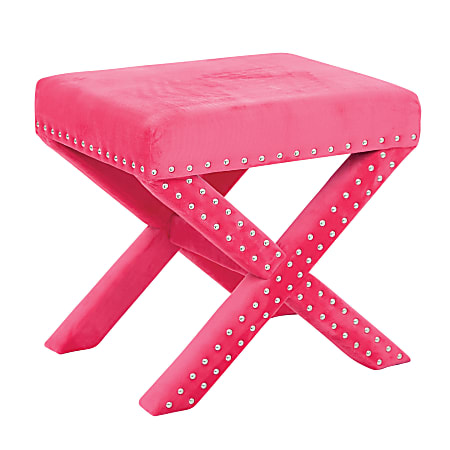 Office Star™ Accents Katie Bench, Pink