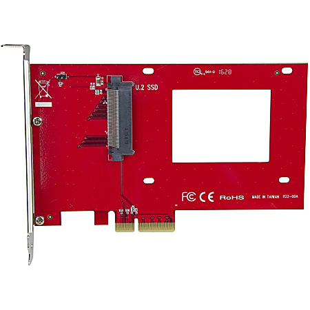 StarTech.com U.2 to PCIe Adapter for 2.5 U.2 NVMe SSD SFF 8639
