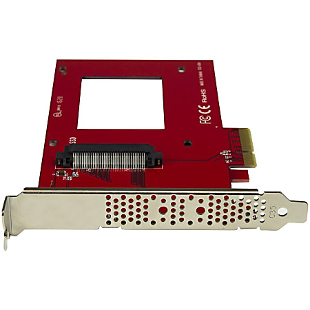 StarTech.com U.2 to PCIe Adapter for 2.5 U.2 NVMe SSD SFF 8639