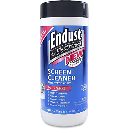Endust® For Electronics Screen Cleaner Wipes, Pack Of 70