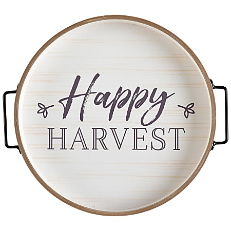 Amscan Fall Harvest Market Serving Tray, White