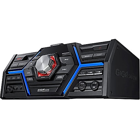 Samsung MX JS8000 Mini Hi Fi System 2400 W RMS Black CD Player 1