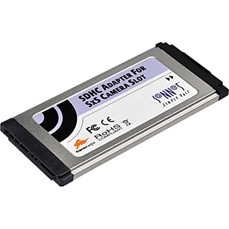 Sonnet SD-SXS-E34 SxS SDHC Card Adaptor - SDHC Media Supported - ExpressCard/34