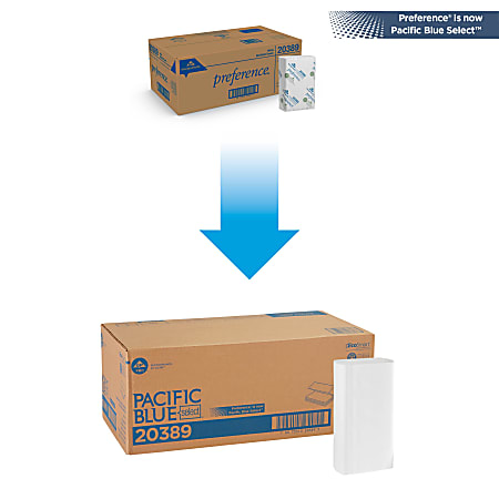 Pacific Blue Select by GP PRO 1 Ply Multifold Towels 9.2 X 9.4 ...