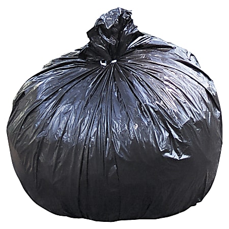 65 Gal. Clear Trash Bags, 1.5 mil, 50 in. x 48 in. (50-Count)