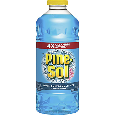 Pine-Sol All Purpose Multi-Surface Cleaner - Concentrate - 60 fl oz (1.9 quart) - Sparkling Wave Scent - 1 Each - Blue