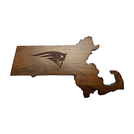 Imperial NFL Wooden Magnetic Keyholder, 11-1/2”H x 6”W x 3/4”D, New England Patriots