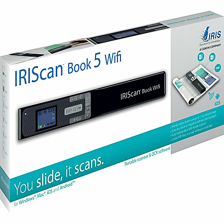 Iris IRIScan Book 5 Wireless Battery Powered Portable Handheld