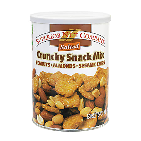 Superior Nut Salted Crunchy Mixed Nuts, 15 Oz, Pack Of 2 Cans