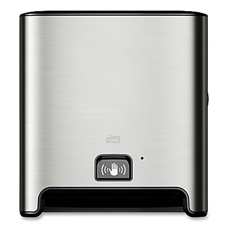 Tork® Image Design™ Matic Hand Towel Roll Dispenser with Intuition Sensor, Wall Mount, 13.58 x 8.03 x 14.69, Stainless Steel