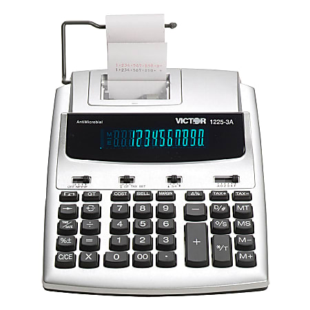 Victor® 1225-3A Commercial Printing Calculator With Antimicrobial Protection