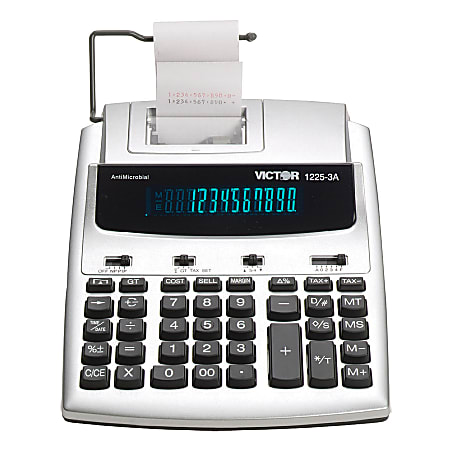Victor® 1225-3A Commercial Printing Calculator With Antimicrobial