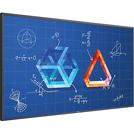 Philips Interactive Whiteboard - 74.5" LCD - Touchscreen - 4 GB - 3840x 2160 - LED - 350 Nit - 2160p - 75BDL3552T00