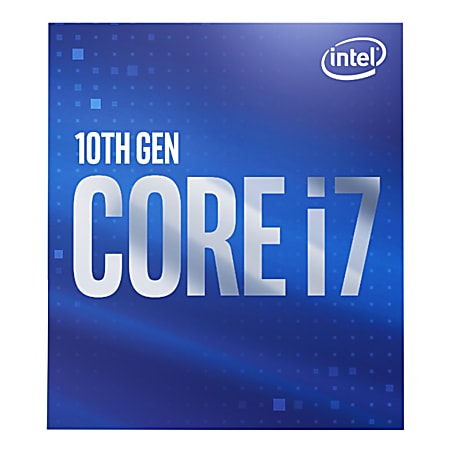 Intel Core i7 (10th Gen) i7-10700 Octa-core (8 Core) 2.90 GHz Processor - Retail Pack - 16 MB L3 Cache - 64-bit Processing - 4.80 GHz Overclocking Speed - 14 nm - Socket LGA-1200 - Intel UHD Graphics 630 - 65 W - 16 Threads