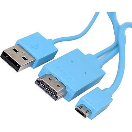 4XEM Micro USB To HDMI MHL Adapter Cable