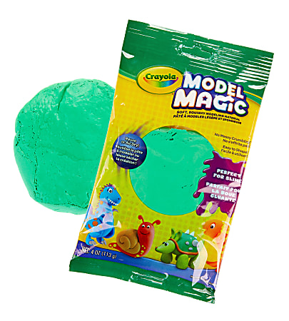 Crayola Model Magic Modeling Material  Art, Craft, Modeling, Decoration  Recommended For 5 Year  Green  1 Each