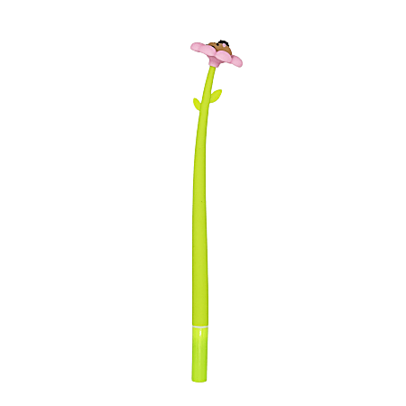 Little Yellow Bicycle® Capybara Gel Pen, Needle Point, Pink/Green