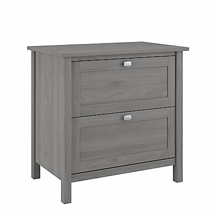 Bush Furniture Broadview 2-Drawer Lateral File Cabinet, Modern Gray, Standard Delivery