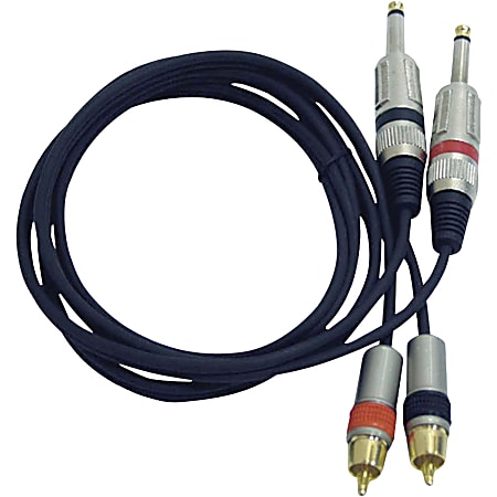 Pyle Dual Professional Audio Link Cable - Phono Male - RCA Male - 5ft