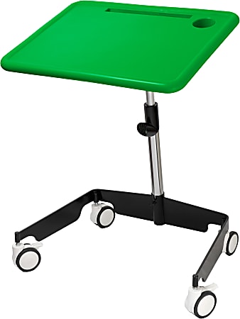 Kore Design™ Kids 30”W Sit-Stand Mobile Student Desk, Green