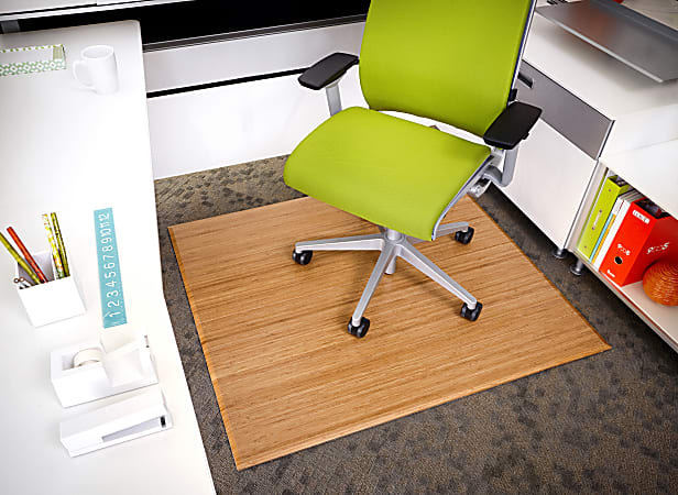 Office depot sales bamboo chair mat
