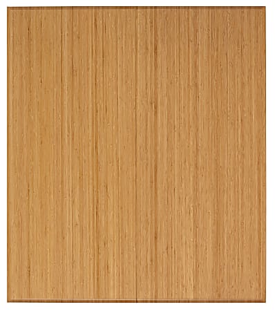 Anji Mountain Trifold Bamboo Chair Mat, Rectangular, 42" x 48", Natural