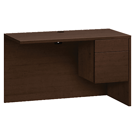 HON® 10500 Series 3/4 Pedestal Right Return, Mocha