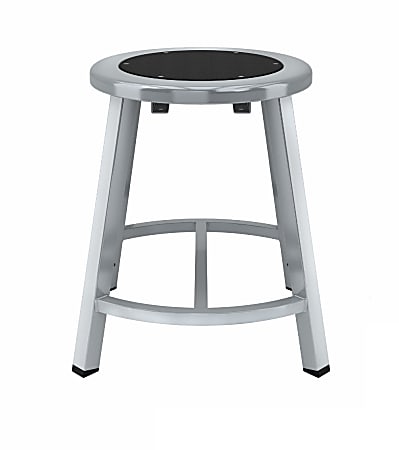 National Public Seating Titan Stool, 18", Black/Gray