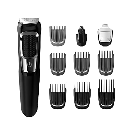 Philips Norelco Multigroom 3000 Trimmer, Black