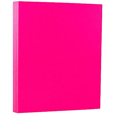 Pearlescent Light Pink Cardstock - 8.5 x 11 inch - 105Lb Cover - 10 Sheets  - Clear Path Paper 