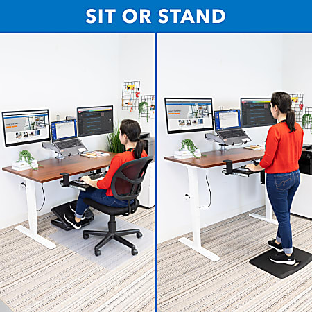 Mount It Dual Motor Electric Standing Desk With Adjustable Height And ...