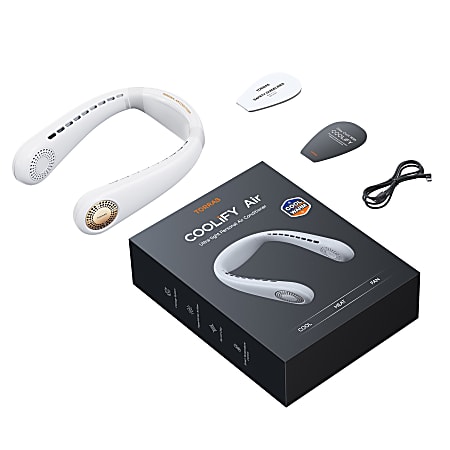 TORRAS ネッククーラー CooLiFY Air、ホワイト Personal Air Conditioner Neck – COOLiFY Air Ivory