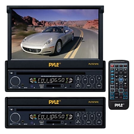 Pyle PLTS73FX Car DVD Player - 7" Touchscreen LCD - 16:9 - 320 W RMS - Single DIN