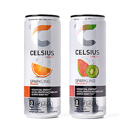 Celsius Essential Energy 12 Oz Pack Of 24 Cans - Office Depot