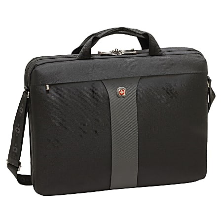 Wenger® Legacy 17" Double Slimcase With Notebook Sleeve, Black