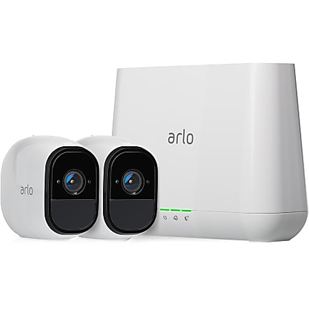 Arlo Pro Smart Security System with 2 Cameras VMS4230 Base Station