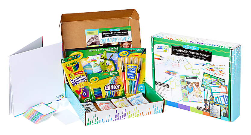 Crayola creatED STEAM Learning Family Engagement Kit, Grades 6 - 8
