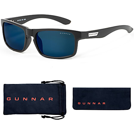 GUNNAR Blue Light Sunglasses - Enigma, Onyx, Sun - Sun - Onyx Frame/Sun Lens