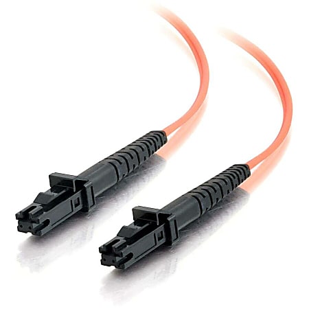 C2G-6m MTRJ-MTRJ 62.5/125 OM1 Duplex Multimode PVC Fiber Optic Cable - Orange - Fiber Optic for Network Device - MTRJ Male - MTRJ Male - 62.5/125 - Duplex Multimode - OM1 - 6m - Orange
